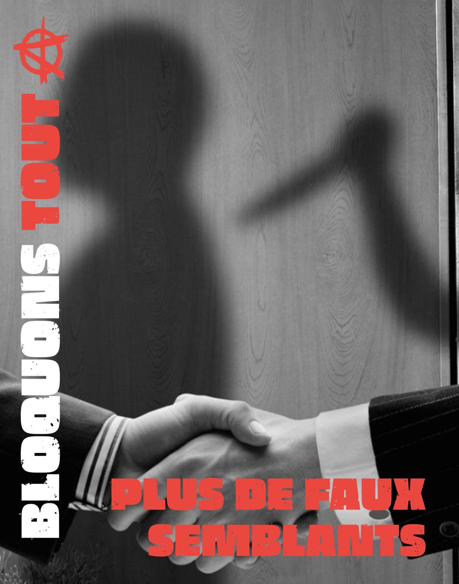 #BloquonsTout Plus de faux semblants 😘✊🐈‍⬛🏴
#18septembre #10septembre2025