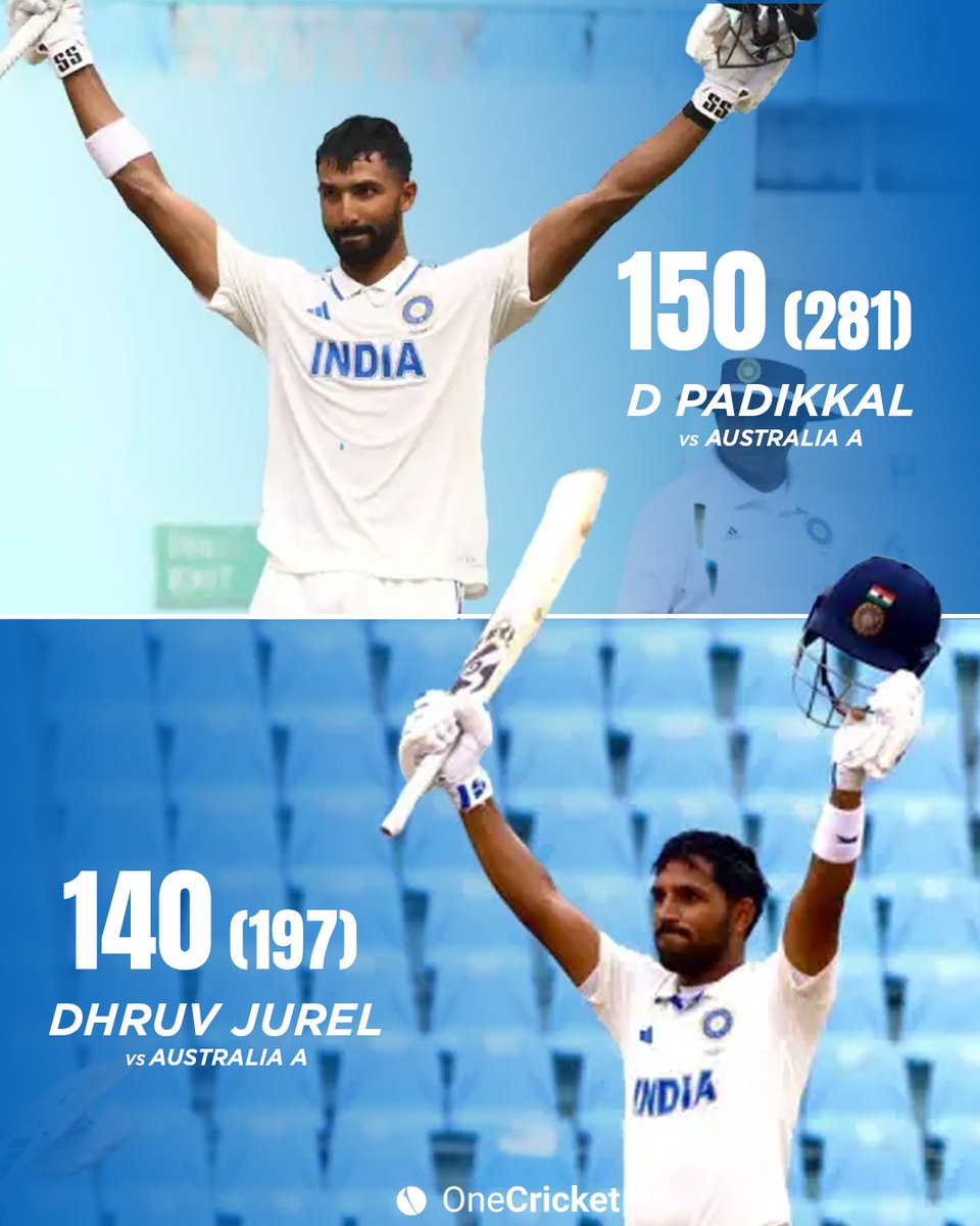 OneCricketApp's tweet image. An impressive knock from Devdutt Padikkal and Dhruv Jurel.

India A declared their innings at 531/7 in response to Australia A’s 532/6.

#INDAvsAUSA #DevduttPadikkal #DhruvJurel #Cricket