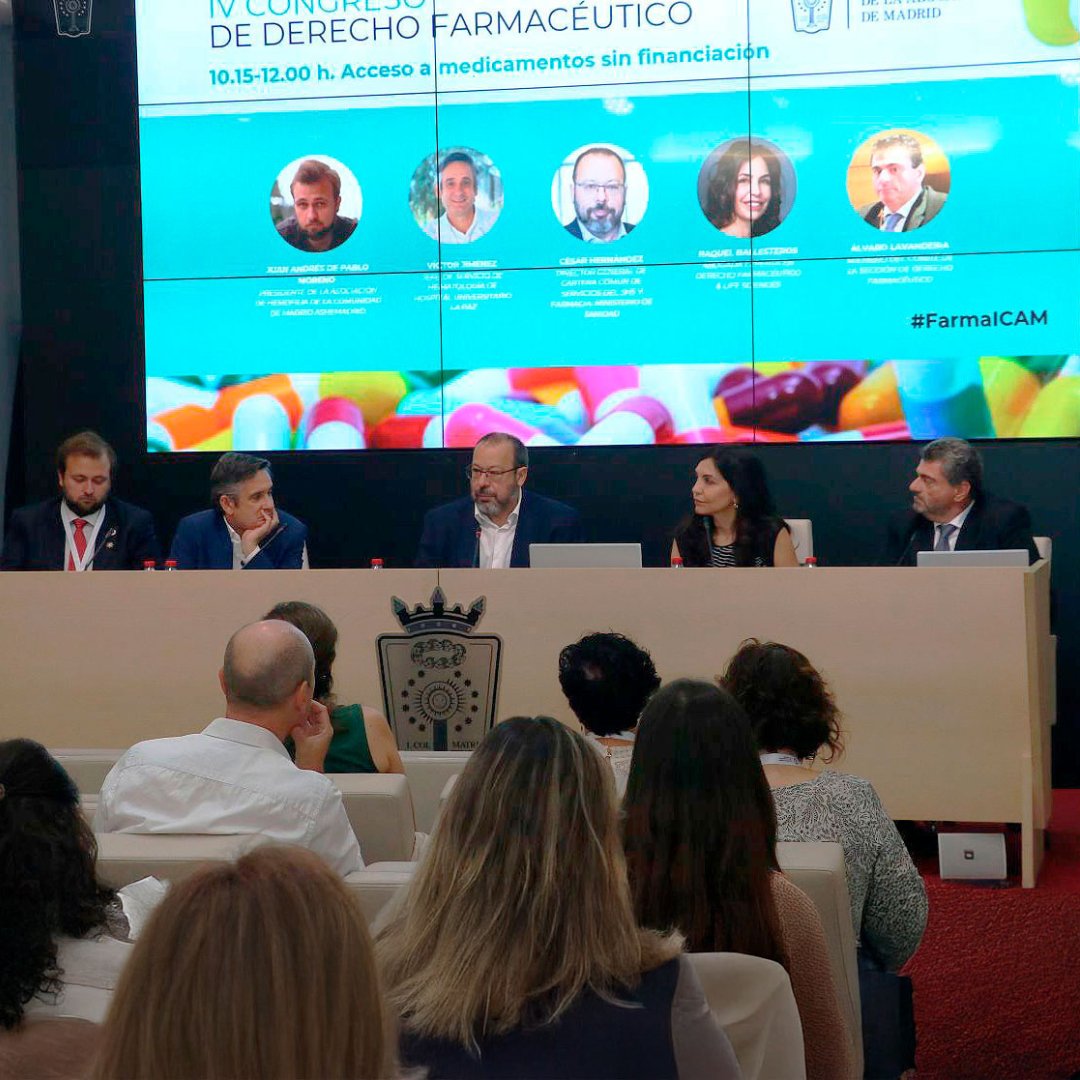 hemofiliamadrid's tweet photo. 📰 ASHEMADRID en el IV Congreso de Derecho Farmacéutico.

Nuestro presidente, Juan Andrés de Pablo, ha participado activamente en el debate organizado por la @ICAM ⚖️💊 

👉 Más info: https://t.co/algxgLx7F7

#Hemofilia #AccesoAMedicamentos #Salud #ashemadrid #ICAM https://t.co/7dj0m5H2Po
