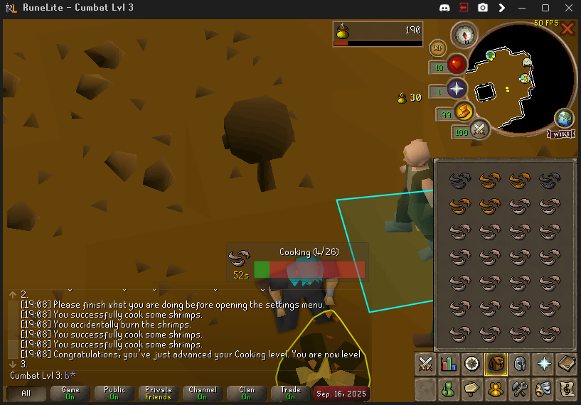 Last few days on runey (doing anything except inferno, I also made a skiller) 🤠🤝