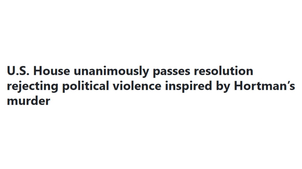 🚨 NOW: Nearly 30% of House Democrats voted AGAINST honoring the life of husband and father Charlie Kirk and condemning political violence.

The resolution condemning the killing of Democrat Minnesota politician Melissa Hortman PASSED 424-0 this year!

All 58 of them should be