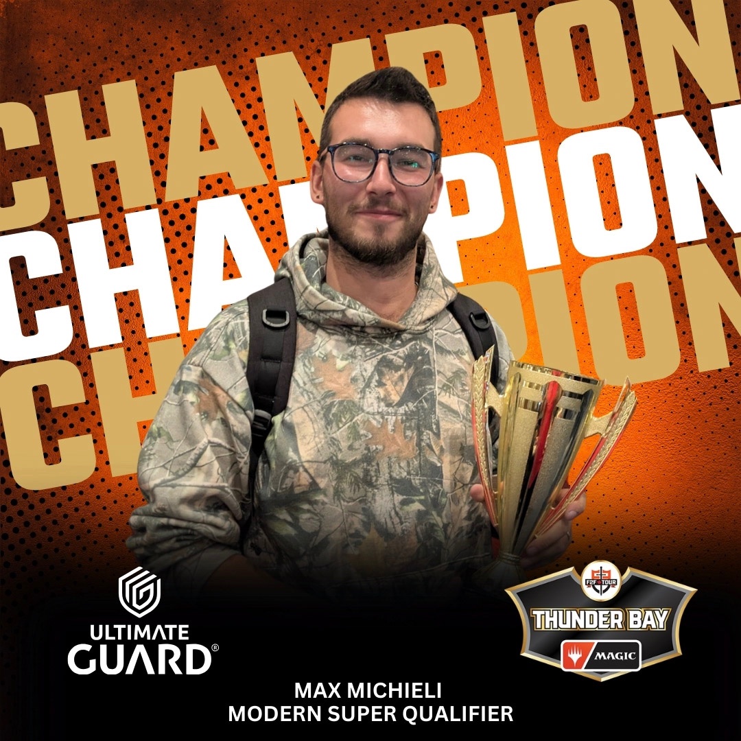 Face to Face Games (@facetofacegames) on Twitter photo Huge Congratulations to Max Michieli, who won the Modern Super Qualifier at F2F Tour Thunder Bay! Secures his seat at the next Regional Championship!!
<a href="/PlayMTG/">PlayMTG</a>
<a href="/wizards_magic/">Magic: The Gathering</a>
Read an Interview with Max and see their deck profile here:
magic.facetofacegames.com/max-michieli-wโฆ
#mtg Huge Congratulations to Max Michieli, who won the Modern Super Qualifier at F2F Tour Thunder Bay! Secures his seat at the next Regional Championship!!
<a href="/PlayMTG/">PlayMTG</a>
<a href="/wizards_magic/">Magic: The Gathering</a>
Read an Interview with Max and see their deck profile here:
magic.facetofacegames.com/max-michieli-wโฆ
#mtg