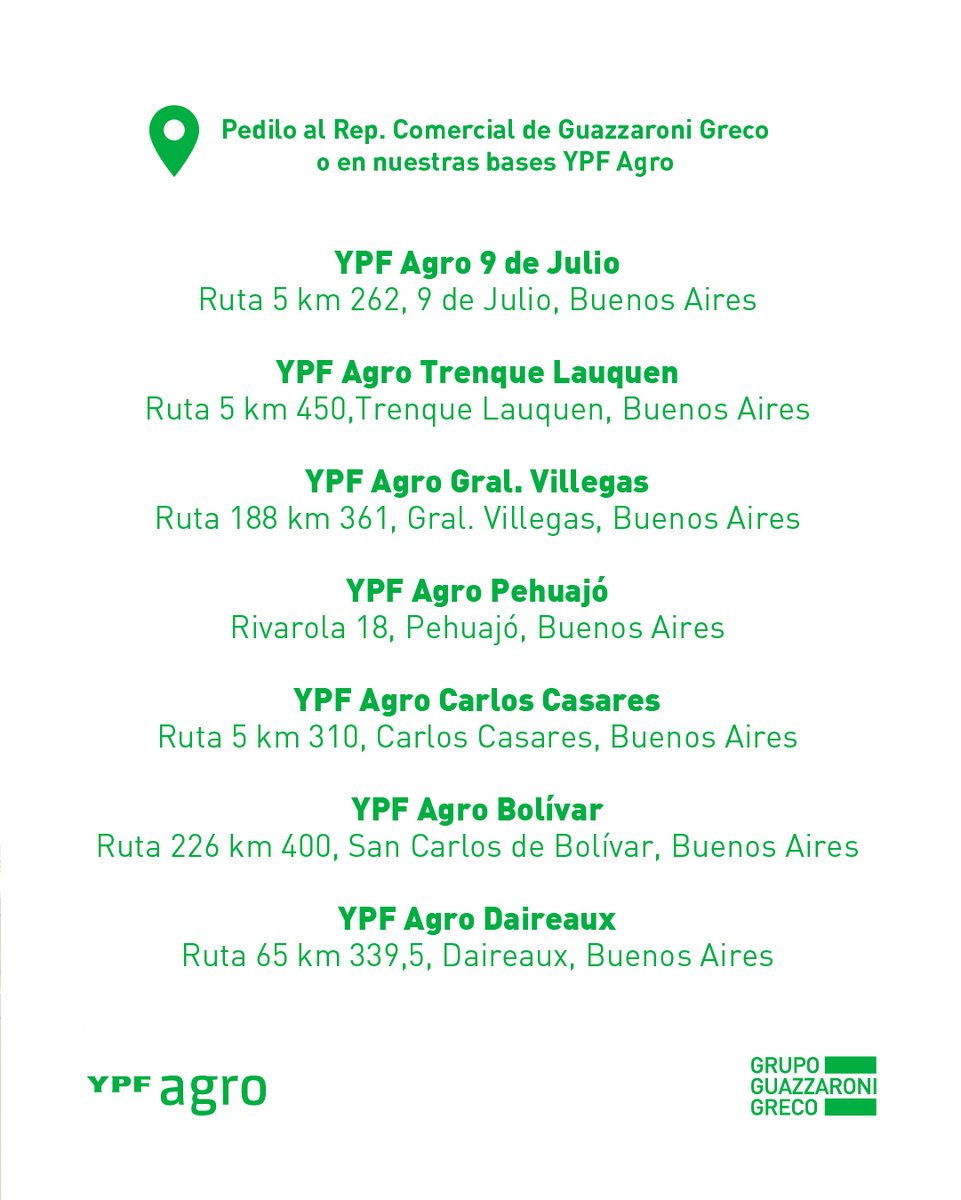 👉Mejorá la eficiencia de tu fertilizante fosfatado con ZINC!

🔎Beneficios:
✅Aporte extra de micronutrientes esenciales para el desarrollo radicular.
✅Corrige deficiencias frecuentes en suelos agrícolas.
✅Contribuye a incrementar la productividad de los cultivos.