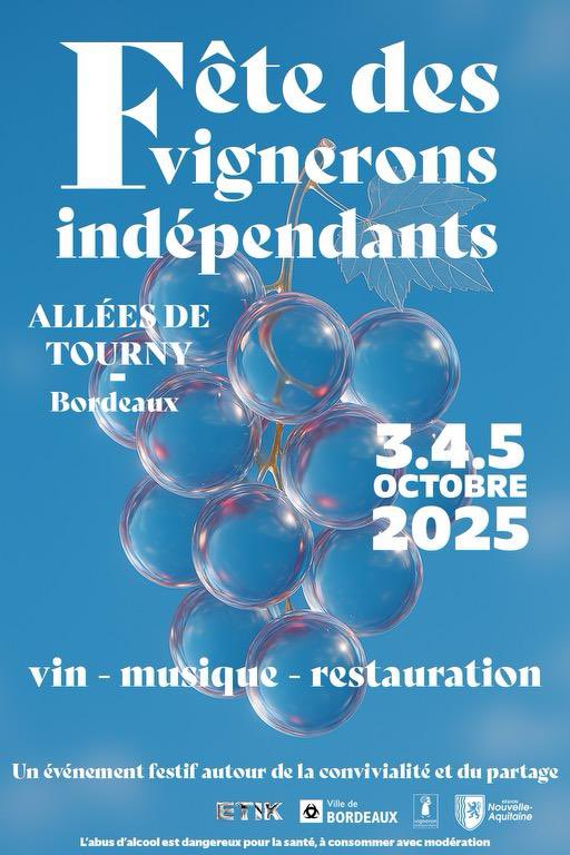 À <a href="/Bordeaux/">Bordeaux</a> @chateaulatuiliere <a href="/vignessecretes/">VIGNESSECRETES</a> sera à la fête des vigneronsindependants de Gironde :crémant rosé,rosé,blanc de noirs,rouges légers ou taniques au verre ,à la bouteille ou en carton.<a href="/winelovers/">winelovers</a>