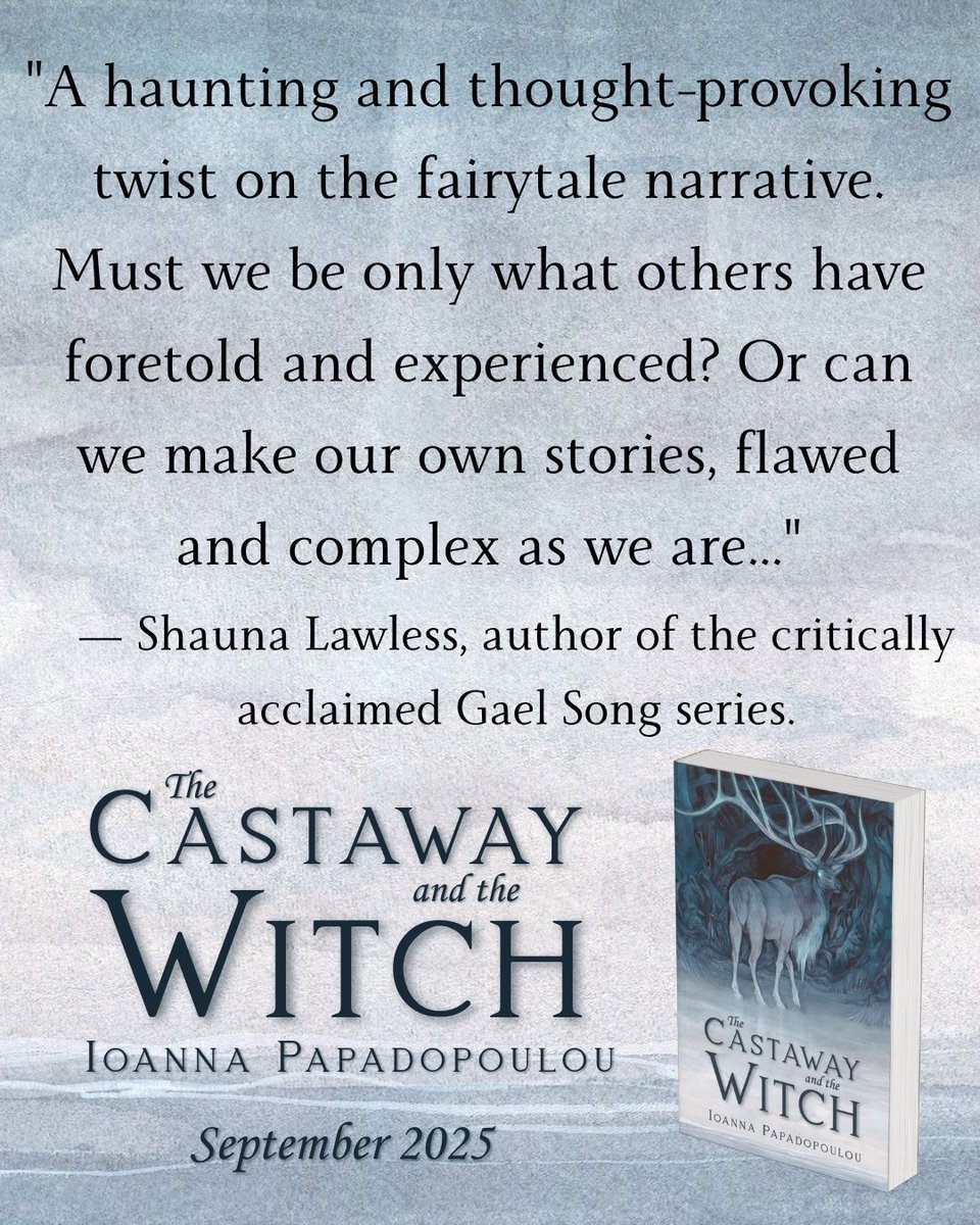 The Castaway and the Witch is the new novella from Ioanna Papadopoulou, author of Winter Harvest. Coming 23rd September.

Preorder now from our store: bit.ly/4mTp7mJ 

Or your preferred retailer: books2read.com/u/bO0XrJ