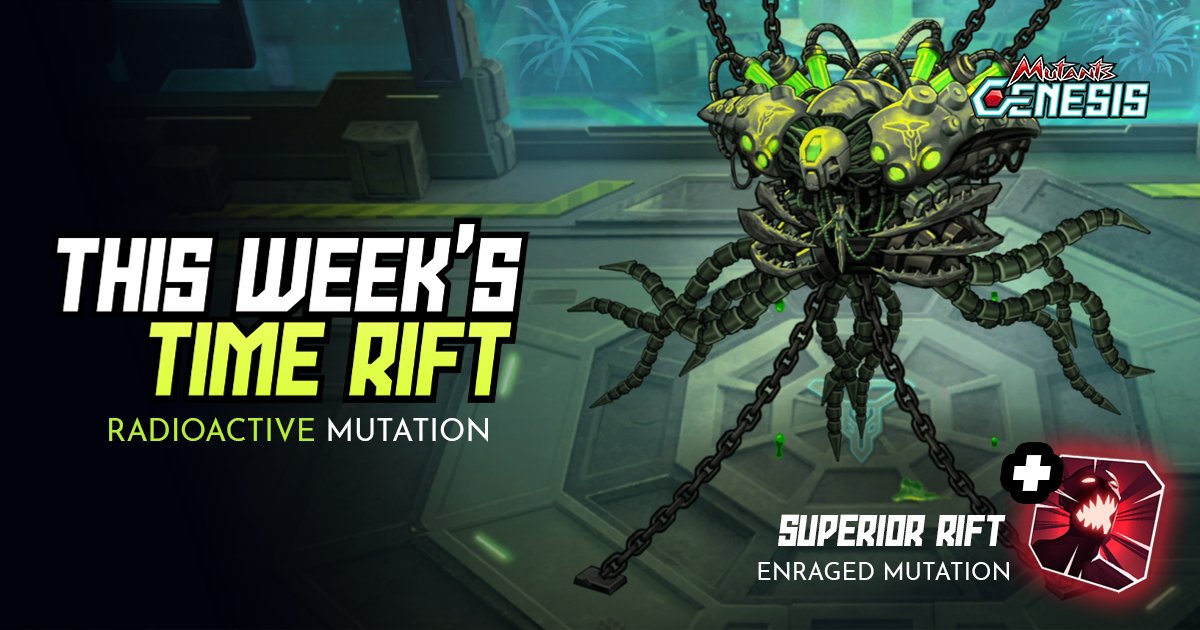 🤖 This week, a new challenge arises with the Time Rifts!
💢 Fear the mutations and the temperament of this week's boss!
➡️ Play Mutants: Genesis now: bit.ly/3xYqc4K
