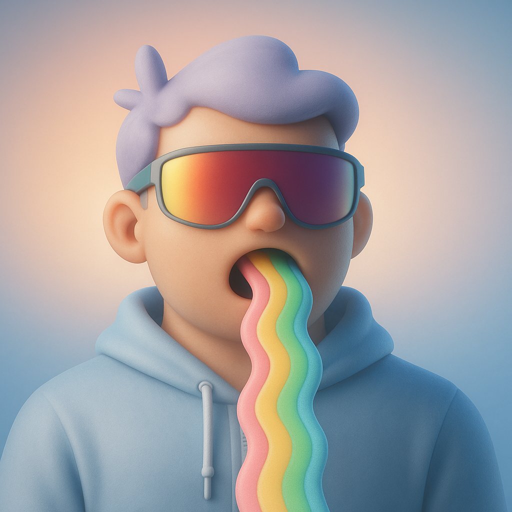 Spencer (@spencerdoteth) on Twitter photo gm to absolutely everyone ❤️
doodles rainbow puke is unmatched. gm to absolutely everyone ❤️
doodles rainbow puke is unmatched.