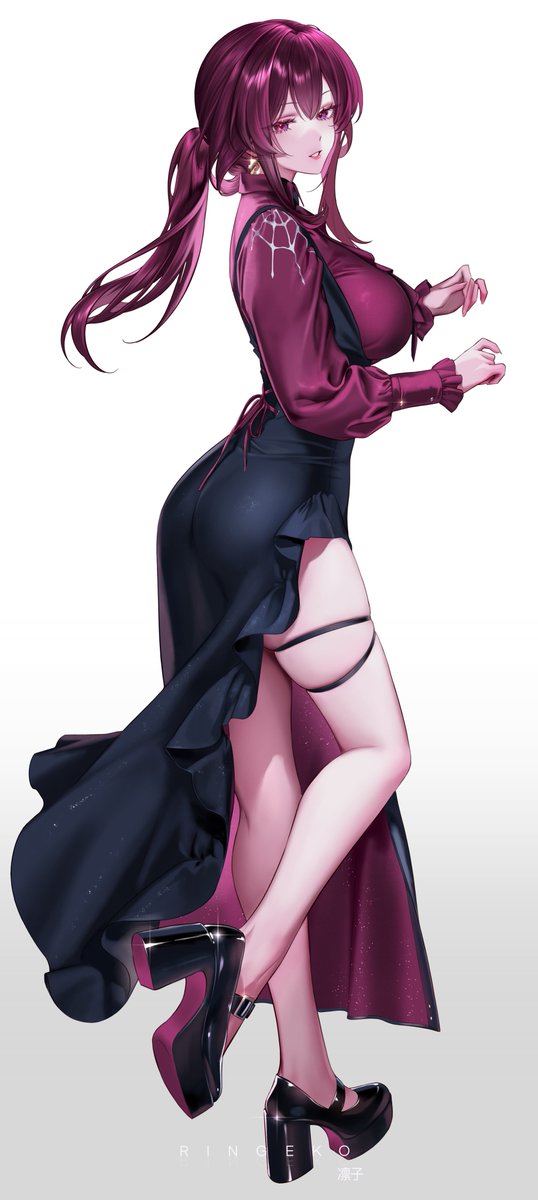 Ringeko | 凛子 (@ringeko_tan) on Twitter photo Kafka   
#HonkaiStarRail #雲璃 Kafka   
#HonkaiStarRail #雲璃