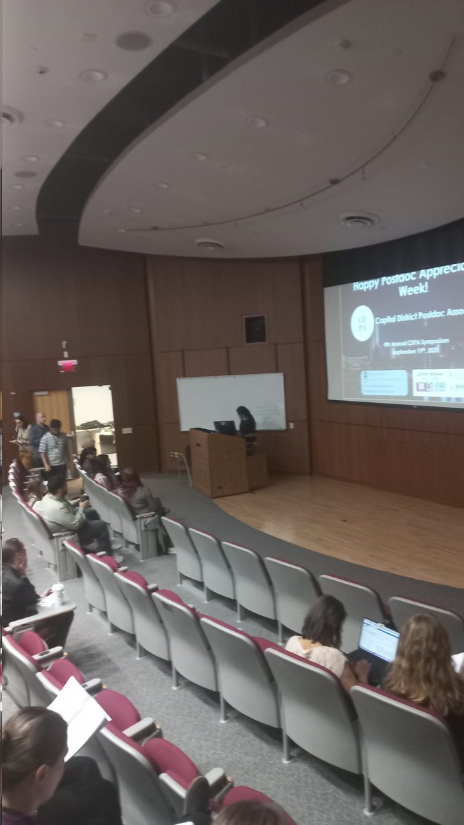 CapDistPostdocs's tweet image. Our president welcomes the beginning of our annual symposium! We have some many exciting things happening today!