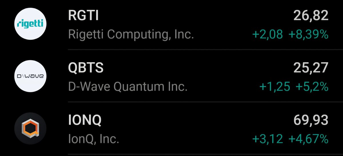🔥 Imparable las computadoras cuánticas 🔥

Esto es solo el comienzo de cara al 2030 -35 espero 100x de crecimiento. 

Yo no me pienso quedar fuera del cambio de paradigma qué estamos viviendo.