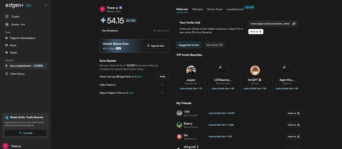 swaer_wrew's tweet image. Powering the next generation of digital economies.
Stay ahead of the curve with @EdgenTech 🔑
#Crypto #BlockchainTechnology #Innovation
