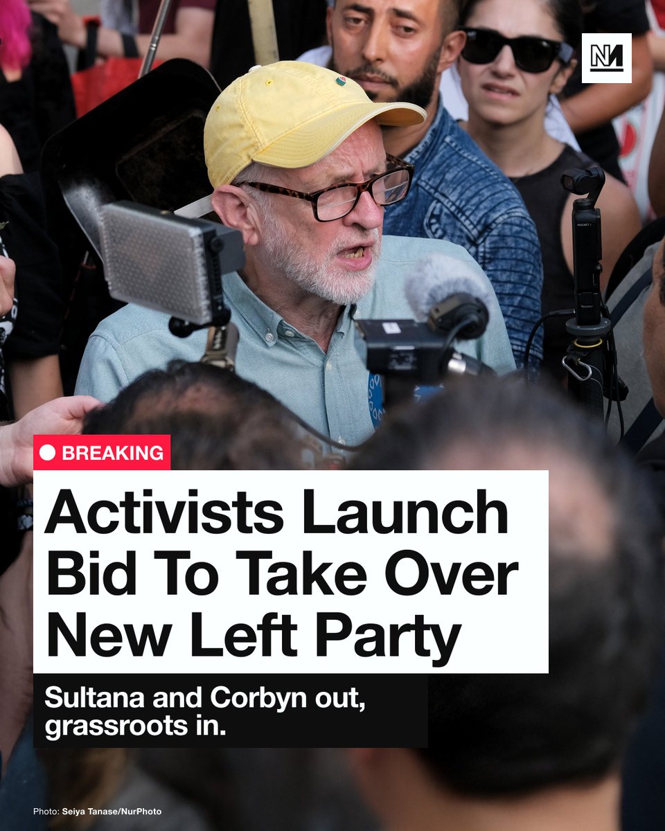 novaramedia's tweet image. EXCLUSIVE: A group of around two dozen grassroots organisers has launched a surprise bid to lead the new leftwing party, provisionally called Your Party, after a public spat broke out between co-founders Zarah Sultana and Jeremy Corbyn.

The group, calling itself Our Party, is…