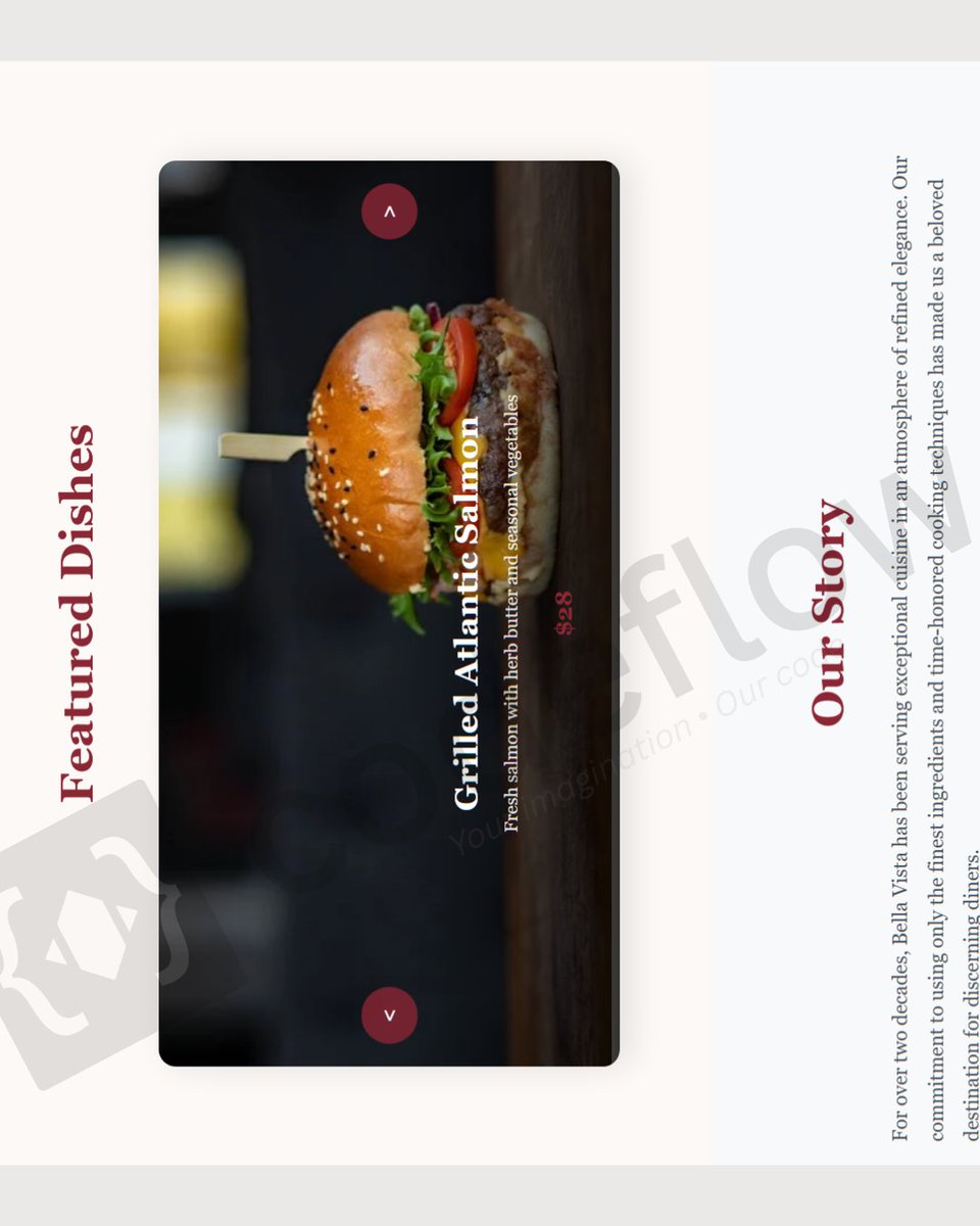 Team_CodeFlow's tweet image. 🍽️At CodeFlow, we design elegant, mobile-ready restaurant websites with menus, reservations &amp;amp; more — built to impress &amp;amp; convert. ✨

🌐 codeflow.shop

#RestaurantWebsite #WebDesign #CodeFlow  #HospitalityWebsite #FineDining #RestaurantMarketing #UIUX #BusinessGrowth