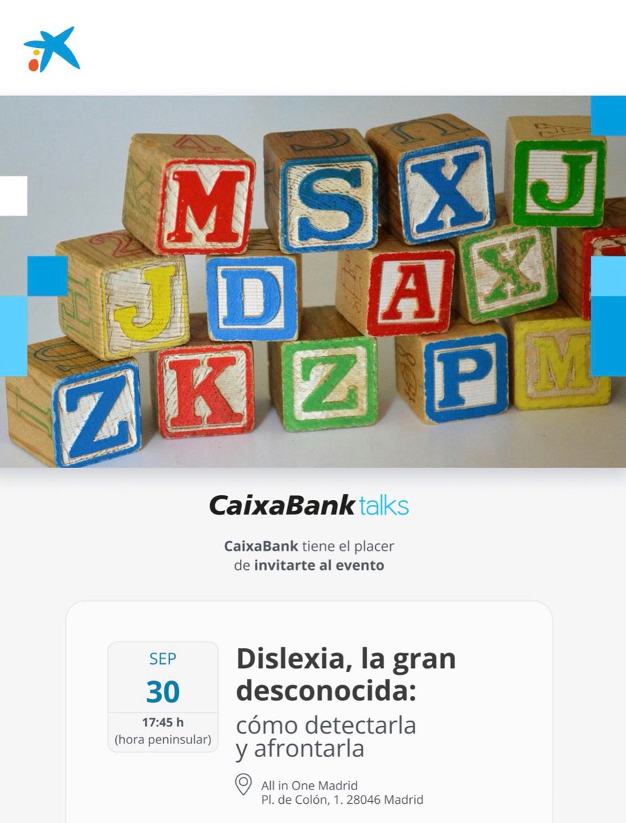 El proximo 30 de septiembre a las 17.45h, DISFAM estará en Madrid de la mano de CaixaBank Talks con nuestra fundadora Araceli Salas. 

¡Nos encantaría que nos pudieras acompañar!

Puedes inscribirte en este enlace:
caixabank.es/apl/talks/insc…

Gracias <a href="/caixabank/">CaixaBank</a> y <a href="/FundlaCaixa/">Fundación ”la Caixa”</a>