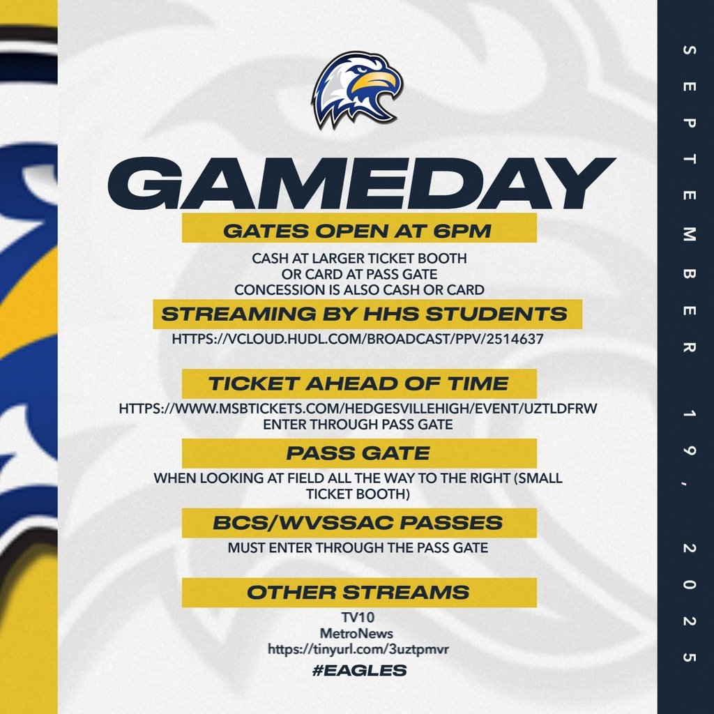 Information for game tonight. Home game vs the Bulldogs