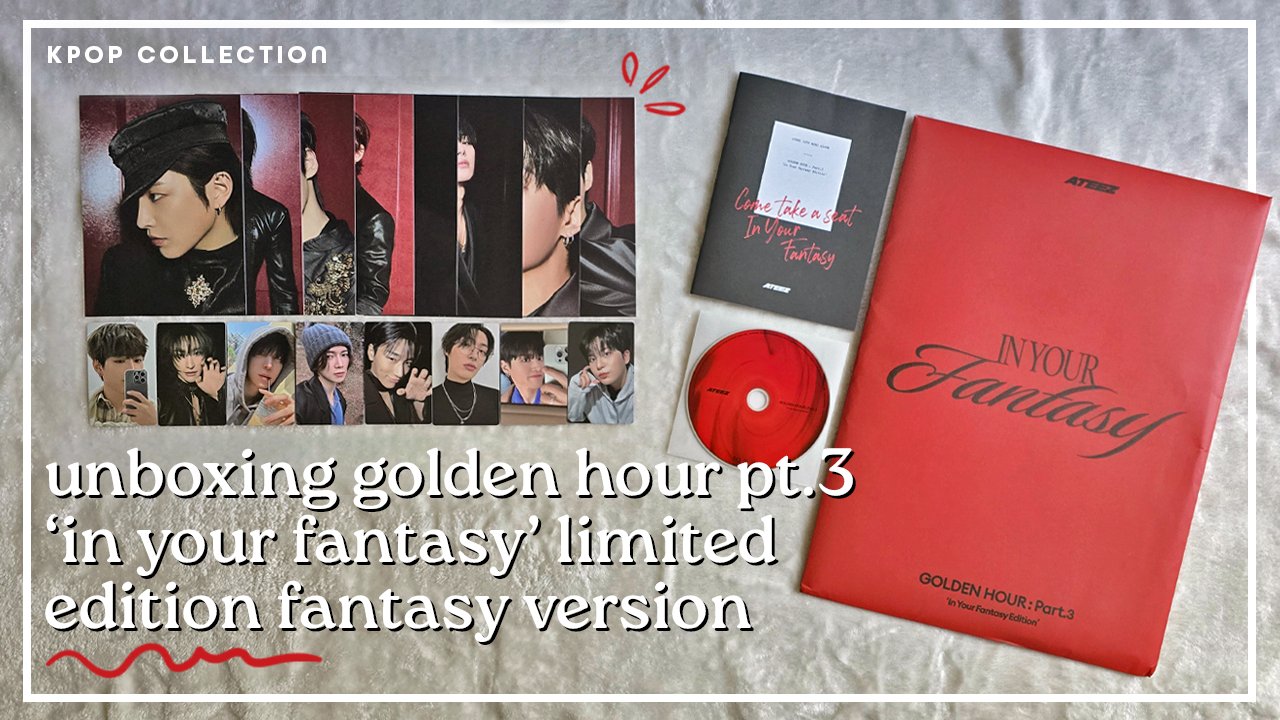 ATEEZ ホンジュン GH3 lN YOUR FANTASY edition GOLDEN HOUR : Part.3 'In Your Fantasy Edition' - Album by