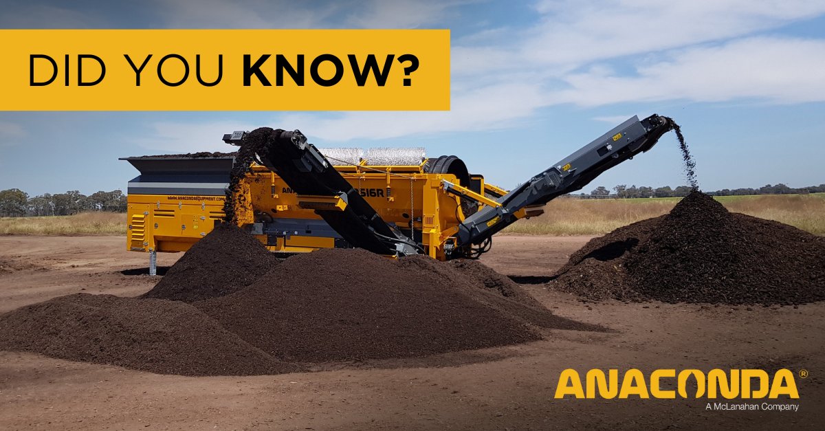 Did you know? 💡

Designed with a self-cleaning drum and an integrated lift bar system, the Anaconda TD516R Trommel Screen keeps material moving and fines flowing, even when dealing with sticky clay or wet soil.

➡️ Learn more about the TD516R: bit.ly/4grNaXj
