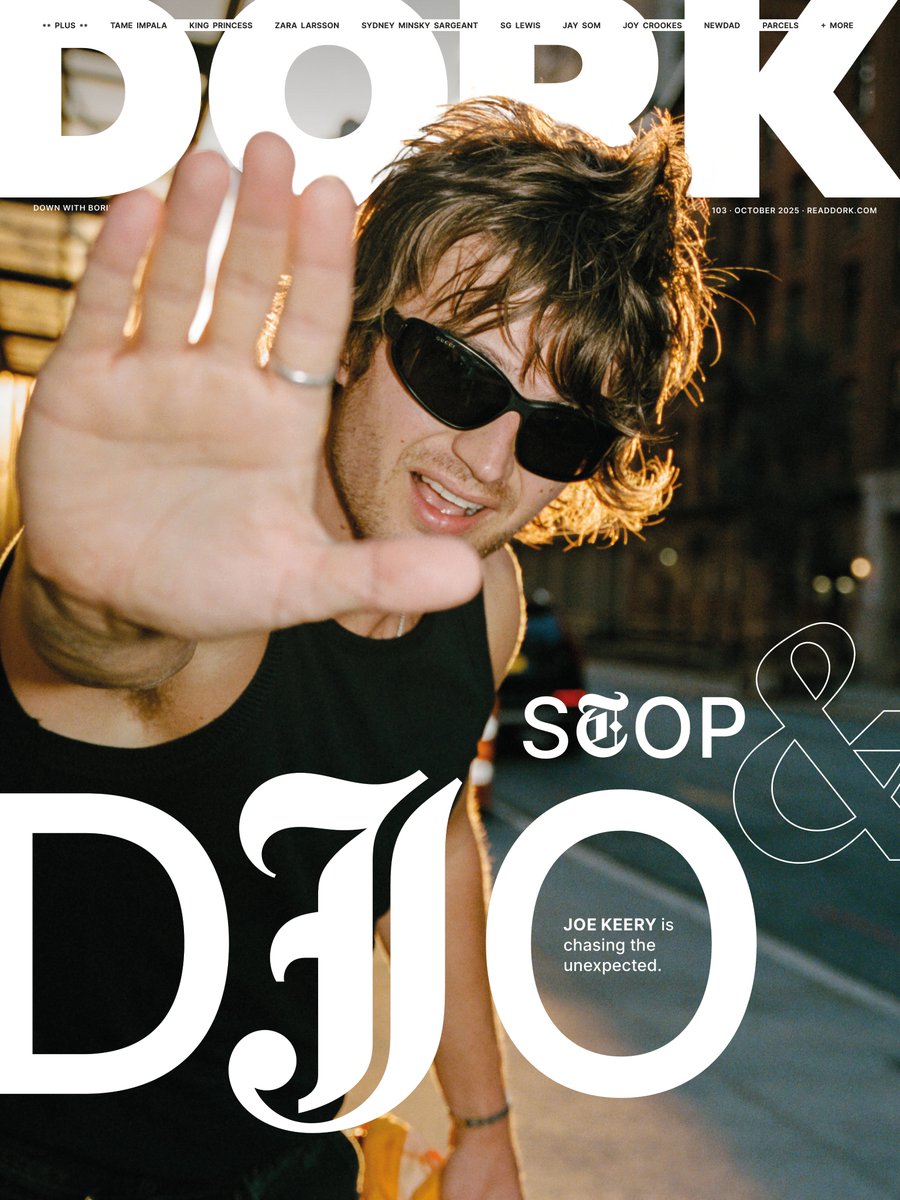 Djo (<a href="/djotime/">Djo</a>) returns to the cover of Dork with ‘The Crux Deluxe’. Get your copy now: shop.readdork.com/products/dork-…