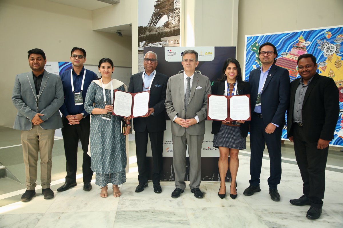 Thierry Mathou (@thierry_mathou) on Twitter photo I welcome the MoU signed at the 3rd <a href="/IFCCI1/">Indo-French Chamber</a> CSR Connect Seminar between Ms <a href="/payalskanwar/">Payal S. Kanwar</a>, DG #IFCCI, and Mr <a href="/DeepakBagla_/">Deepak Bagla</a>, Director <a href="/NITIAayog/">NITI Aayog</a> (Atal Innovation Mission), to develop Atal Tinkering Labs in Indian schools.
15 labs have already been set up with IFCCI CSR support. I welcome the MoU signed at the 3rd <a href="/IFCCI1/">Indo-French Chamber</a> CSR Connect Seminar between Ms <a href="/payalskanwar/">Payal S. Kanwar</a>, DG #IFCCI, and Mr <a href="/DeepakBagla_/">Deepak Bagla</a>, Director <a href="/NITIAayog/">NITI Aayog</a> (Atal Innovation Mission), to develop Atal Tinkering Labs in Indian schools.
15 labs have already been set up with IFCCI CSR support.
