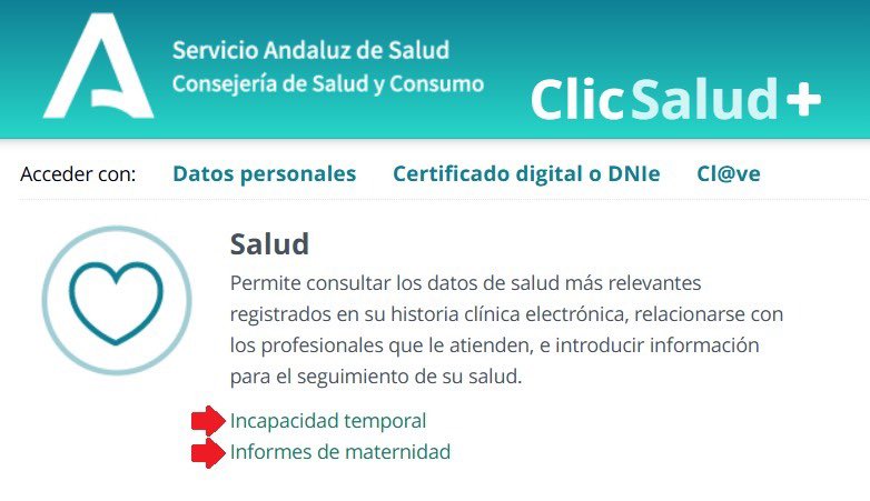 Más información accesible desde #ClicSalud