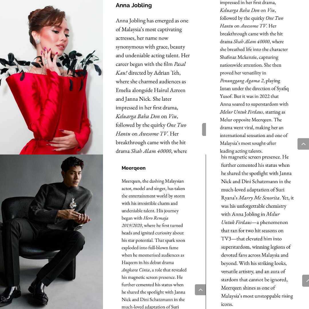imfly24's tweet photo. Top 10 Most Outstanding Young Malaysian Acting Talents  
For Meerqeen  Anna Jobling  🤍✨ read for more in the article! https://t.co/B9H9beh8eZ https://t.co/1inFdGz3sG