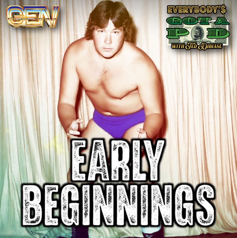 MDMTedDiBiase's tweet image. The new episode of #EGAP is available now!

This week, it’s a look back into the archives to discuss the start of my career in wrestling.

Download on your podcast app and watch at YouTube.com/@GoldenEraNetw…