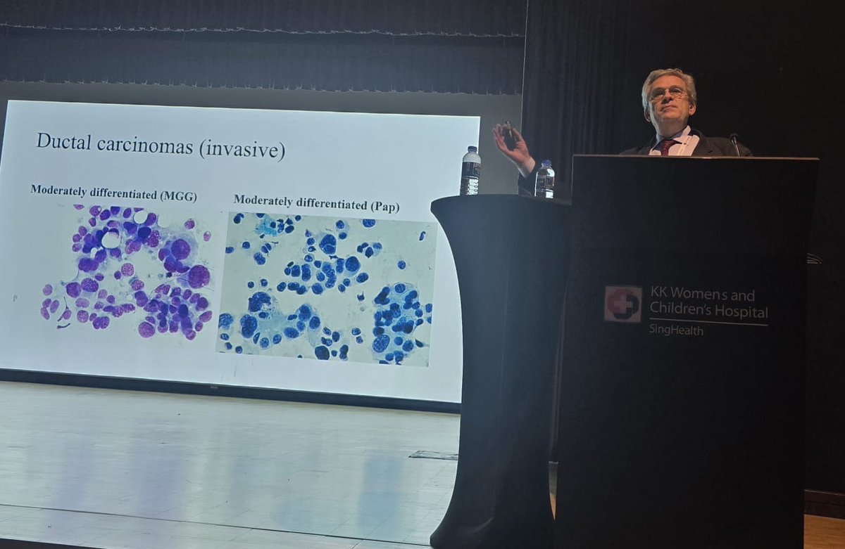 IACytology's tweet image. Standing ovation for Prof @PVielh at #IACtutorial in Singapore! A past #IACpresident, sharing pearls and spreading his knowledge on #breast #cytopath #cytology!