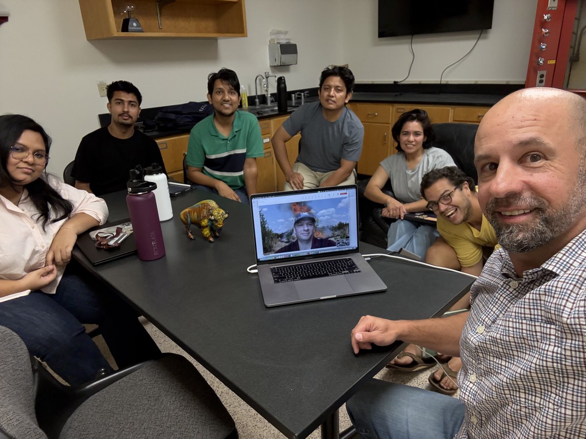 We graduated a new Ph.D. last spring (Dr. Abby Meeks), and welcomed a few new lab members this fall. Despite the chaos going on "out there," my job is the best, and we are accomplishing a lot here in conservation social science at #TXST.