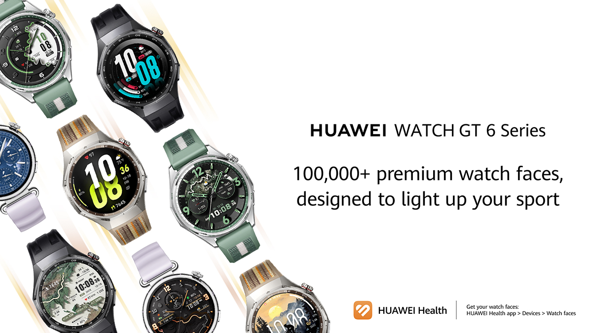 The new #HUAWEIWatchGT6 Series is here 
Freedom, style &amp; performance in every move.
✅ Ultra-long battery
✅ Advanced workout tracking
✅ 100,000+ watch faces
🚴 Track your sport. All data, on your wrist.

👉Get yours:
UK: tiny.cc/gt6uk
#HUAWEIWatchGT6 #WatchFaces