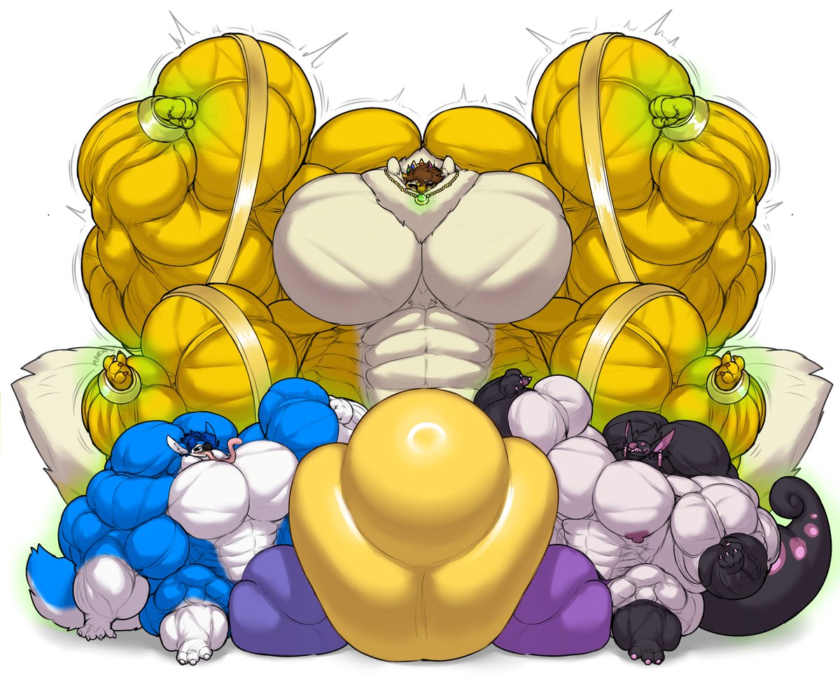 @/yoshils.bsky.social (Stitchils) becoming a God and forcing us to be like him. We have no choice to obey and enjoy

not that we and @/kokorodoll.bsky.social dont want it~ x///3