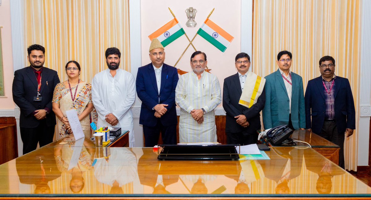 prafulkpatel's tweet image. Extended a heartfelt welcome today to the Parliament Committee on Information and Communication Technology Management, Rajya Sabha. The Chairman and distinguished members added immense value through their thoughtful participation, making the engagement truly inspiring.