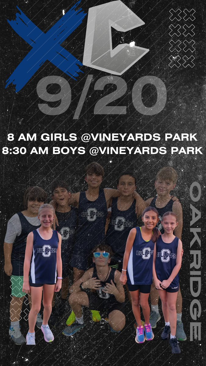 MrHowellCCPS's tweet image. XC team will be in action Saturday the 20th at Vineyards Park! @oms_bulldogs
