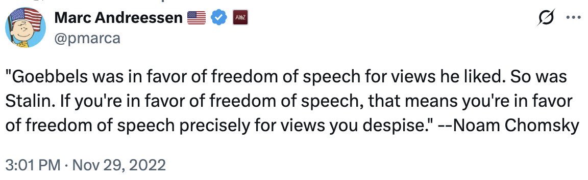 My father was lawyer and an amateur first amendment scholar. He literally wrote a book on it (a.co/d/4DUXKwD), so you can imagine the depth of my feeling on this issue. Freedom of speech and the press is the bedrock of all other freedoms, and must be constantly defended.