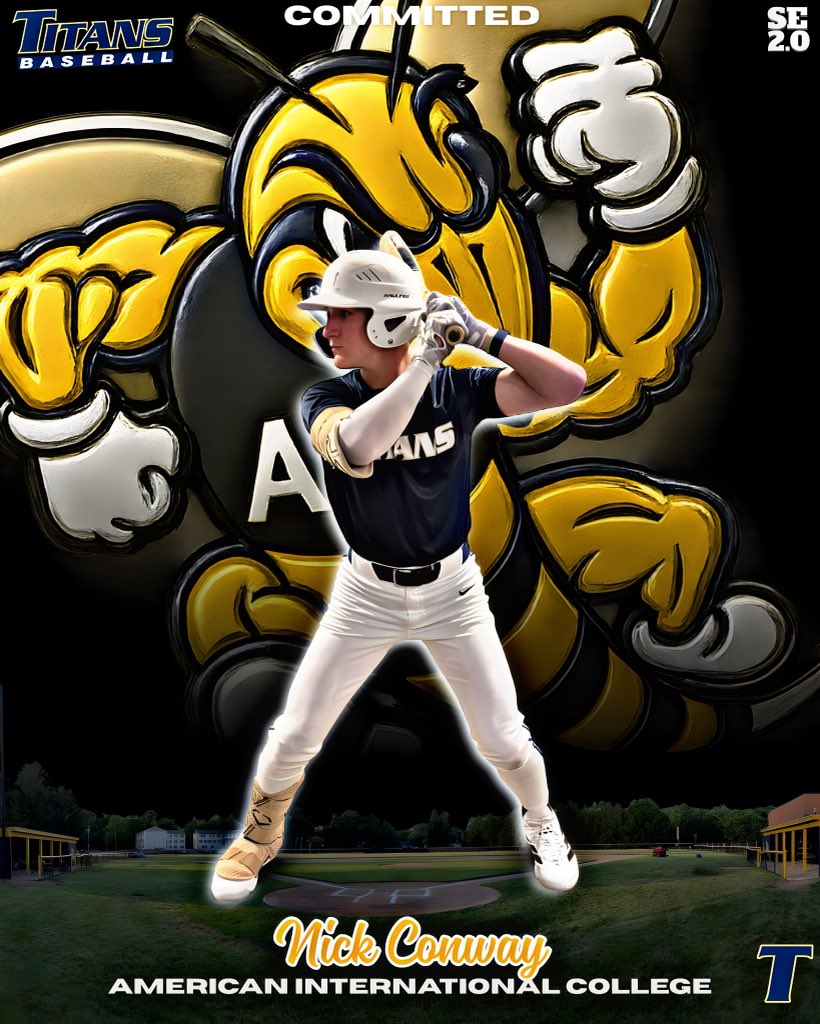 Titans (@titansbsb) on Twitter photo Congrats to Nick Conway (Kellenberg 2026) on his commitment to American International. Nicky is an electric leadoff hitter with power to both sides of the field and a sub 7 60 yard dash. He also has fantastic range with great reads as a CF. We look forward to following him in the Congrats to Nick Conway (Kellenberg 2026) on his commitment to American International. Nicky is an electric leadoff hitter with power to both sides of the field and a sub 7 60 yard dash. He also has fantastic range with great reads as a CF. We look forward to following him in the