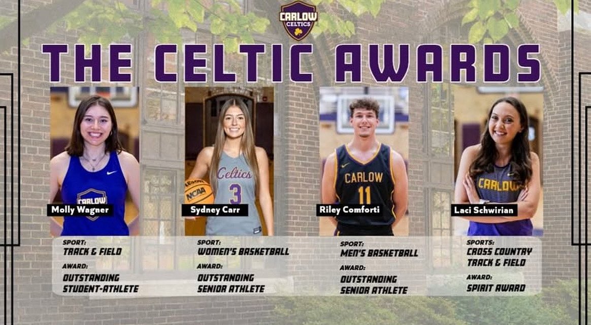 “Just one week away! 🎉 Our very own Sydney Carr, will be honored on the Carlow Walk of Fame alongside three incredible athletes. 💚✨”