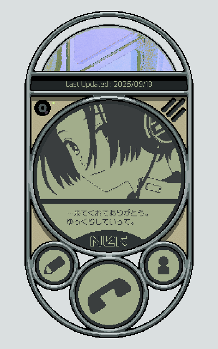 久しぶりにHPを新しくしました！
真ん中のボタンを押すと画面の中の女の子がいろいろお話をしてくれます、遊んでみてね▽