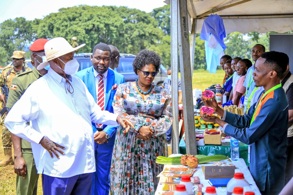 President <a href="/KagutaMuseveni/">Yoweri K Museveni</a> calls on youth to embrace PDM and take on the four sectors of Agriculture, Industry, Services &amp; ICT at the International Youth Day celebrations held in Masindi.

Theme: “Youth Advancing Socio-Economic Transformation through Technology and Partnerships.”