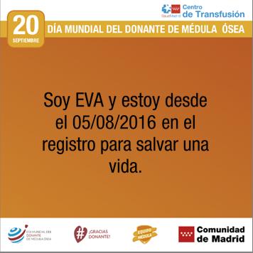 EvaBioBio's tweet image. 🧡 En Madrid, la esperanza tiene nombre… ¡Tú! 
✨ ¡DONA MÉDULA, dona vida!
💥 Tu médula ósea es fuente de vida. 
🙌 Súmate al #EquipoMédula 
🌍 #WMDD2025 #DMDMO2025 
📲 Info: comunidad.madrid/donarmedula