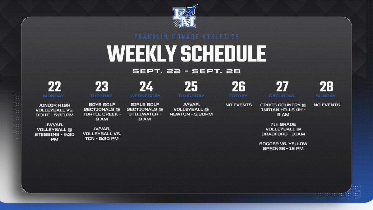 Franklin Monroe Jets (@fmjetsad) on Twitter photo 