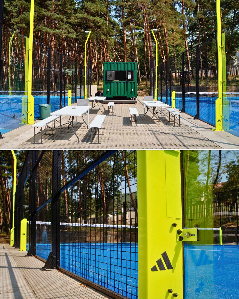 What a beautiful setting for our #adidasPillarsFX 3.0 courts to shine in @gpadel.tskneti club, Georgia! 🇬🇪  

#afpcourts #adidaspadel #adidaspadelcourts #padelgeorgia #georgiapadel