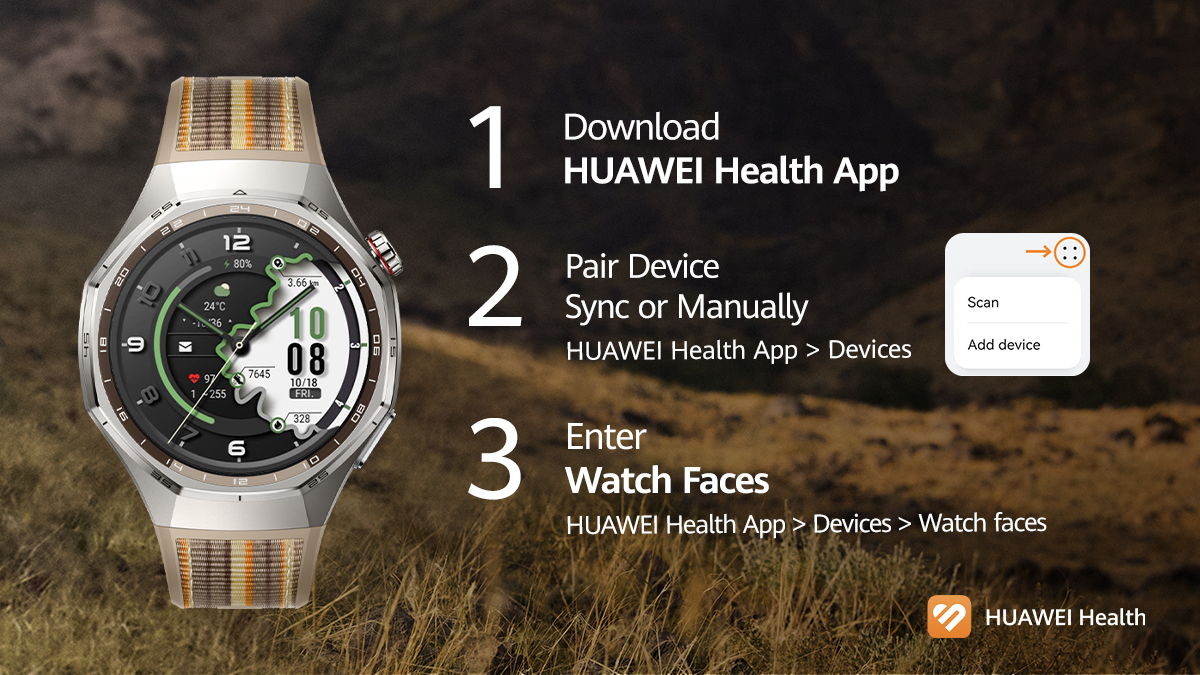 Access 100,000+ premium watch faces, designed to light up your sport.
With the #HuaweiWatchGT6, get 50% off VIP packages (1-month or 1-year) → save up to €35.
Valid Sept 19 – Oct 26, 2025. T&amp;C apply.
👉Find your perfect face:
bit.ly/4ptn7D2