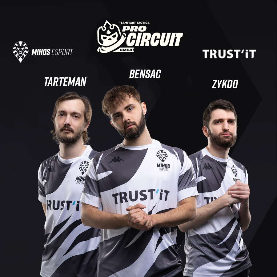 ✨Jour 1 du #TFTProCircuit | Soul Fighter Cup #2 🎉

⏰ <a href="/ZyK0oTFT/">MIH ZyK0o</a>  &amp; <a href="/bensacbensac/">MIH bensac</a>  commencent à 16h

⏰ <a href="/TartemanTFT/">MIHOS TarteMan</a> joue à 22h 💪🔥

On les encourage à fond ! 🙌
#MIHWIN #TrustIt