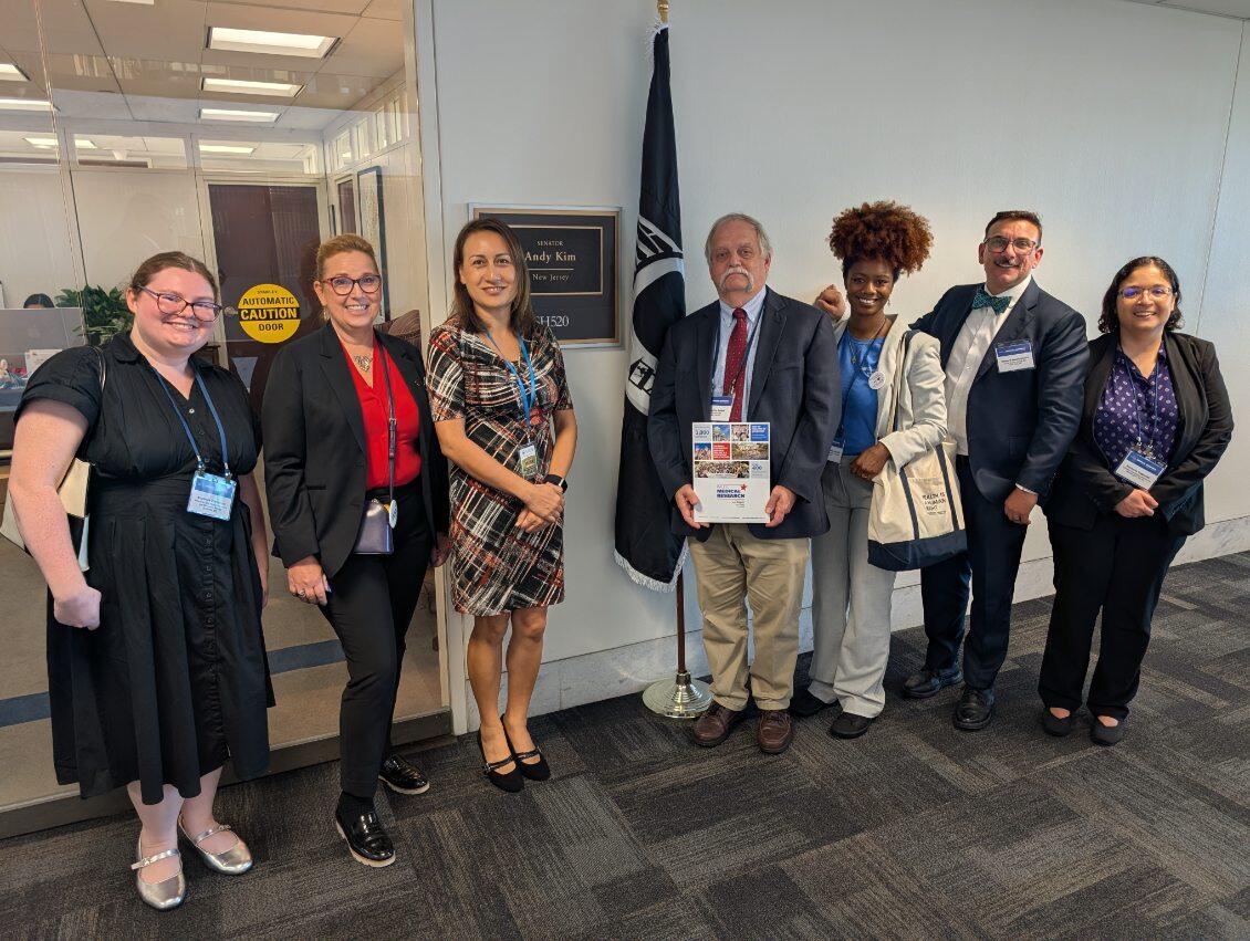 Alongside partner organizations, we were excited to participate in the #RallyMedRes yesterday! Continued research funding is critical for the epilepsy community. Thanks to staff from <a href="/EleanorNorton/">Eleanor #DCStatehood Holmes Norton</a>, <a href="/SenatorAndyKim/">Senator Andy Kim</a>, &amp; <a href="/USRepKCastor/">U.S. Rep. Kathy Castor</a> for meeting with us to discuss funding for NIH.