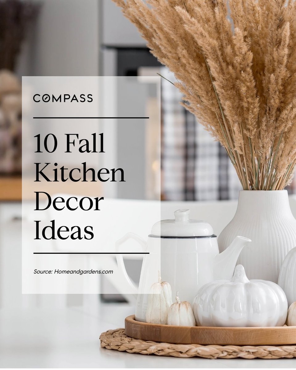 bhamwashrealtor's tweet image. 🍁🍂 Here are 10 Fall Kitchen Decor Ideas to cozy up your space:

#FallKitchenDecor #AutumnVibes #CozyKitchen
#MichelleHarrington #Compass #RealEstate #CompassBellingham #HouseHunting