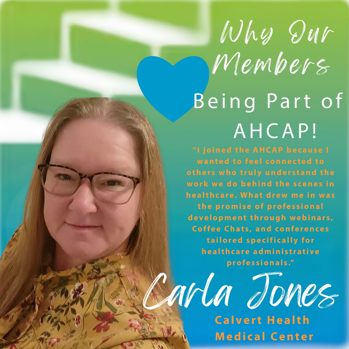 ahcap_org's tweet image. We’re grateful for members who inspire us every day! 💙 #MemberTestimonial #TogetherStronger