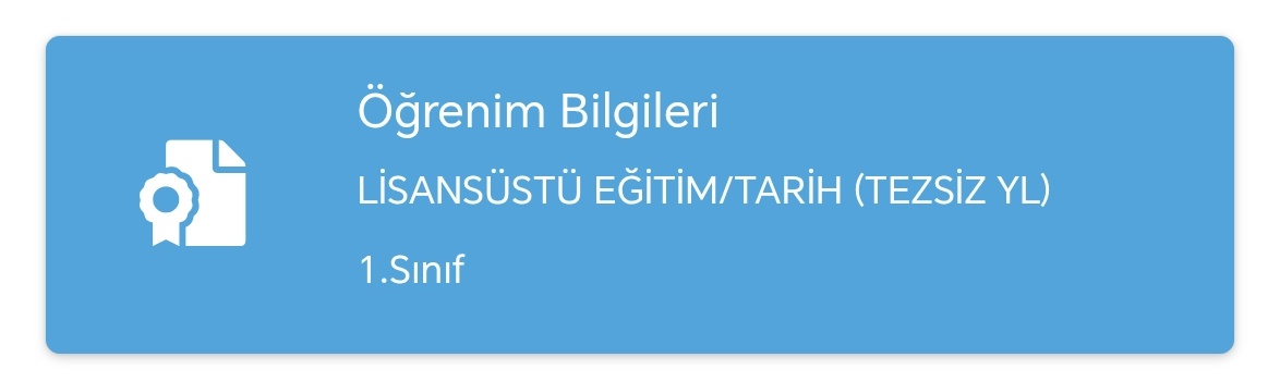 Sevdiğin alandan yüksek lisans'a başlamak. Hadi bakalım :)