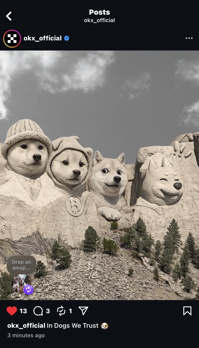 joopooranski's tweet image. 🚨 JUST IN:
@okx has posted $DOG (Bitcoin) again on their official Instagram.
You are not ready.
instagram.com/p/DOyb-uYjqBm/…