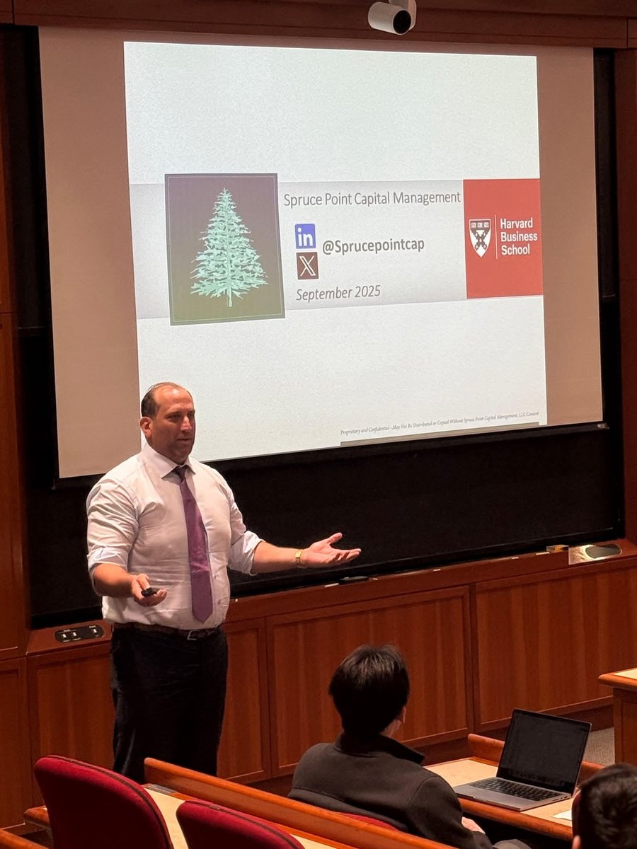 Spruce Point Capital (@sprucepointcap) on Twitter photo Thanks to @harvard <a href="/Harvard/">Harvard University</a>HBS for having me today to speak about short selling, corporate accountability, markets, and activism. Thanks to @harvard <a href="/Harvard/">Harvard University</a>HBS for having me today to speak about short selling, corporate accountability, markets, and activism.
