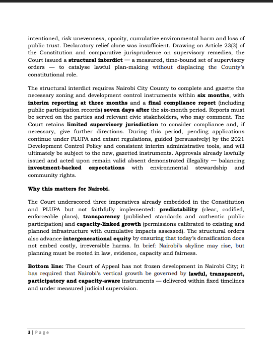 Kenyajudiciary's tweet photo. Court of Appeal Press Summary — Rhapta Road Zoning Case https://t.co/pI4peZmYUK