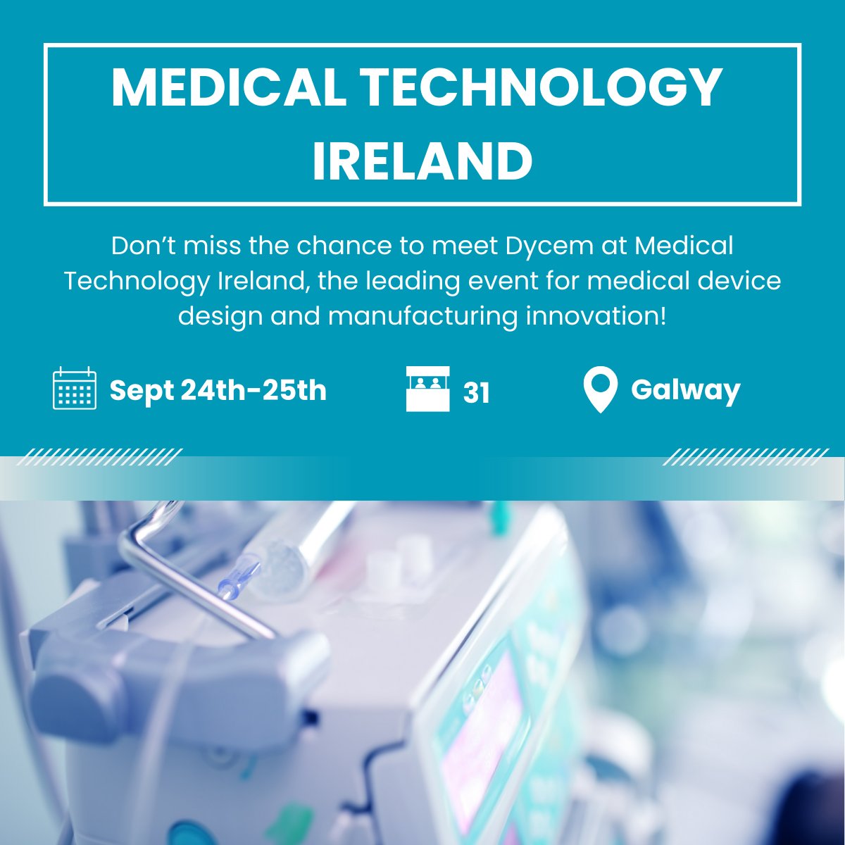 DycemCC's tweet image. Medical Technology Ireland is almost here! Find us on the ground floor at Stand 31. 
Make sure you swing by to pick up a free sample and a pair of our signature funky socks🧦
#contaminationcontrol #reducerisk #medicaltechnology #medicaldevice